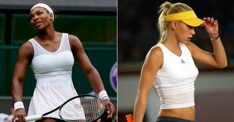 Serena Williams and Anna Kournikova