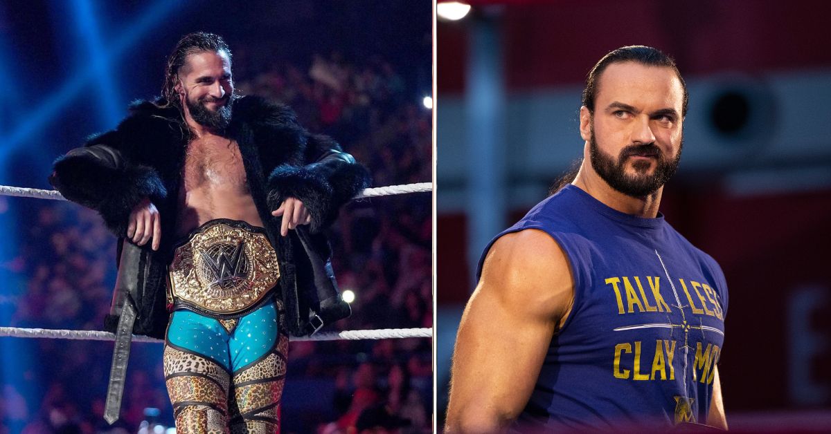 Drew McIntyre was involved in a short feud with Seth Rollins( Credit- X and Reddit)