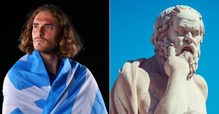 Stefanos Tsistsipas finding himself in the shoes of Greek philosopher, Socrates