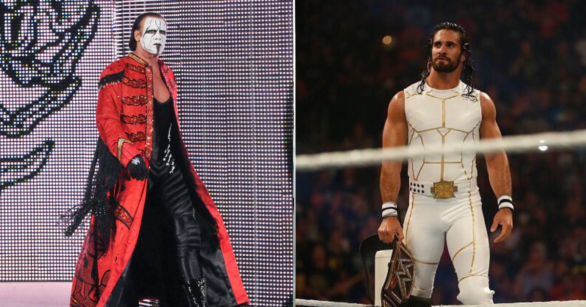 Sting faced The WWE Champion Seth Rollins at Night Of Champions 2015