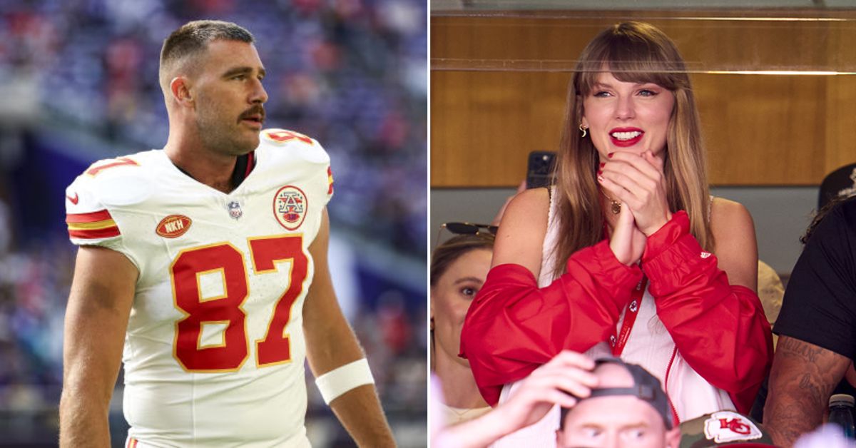 Kelce, and Swift cheering for him (Credit: MARCA)