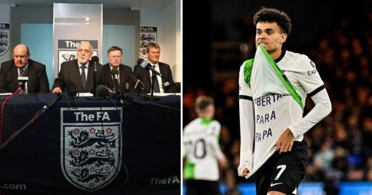 The English FA and Luis Diaz