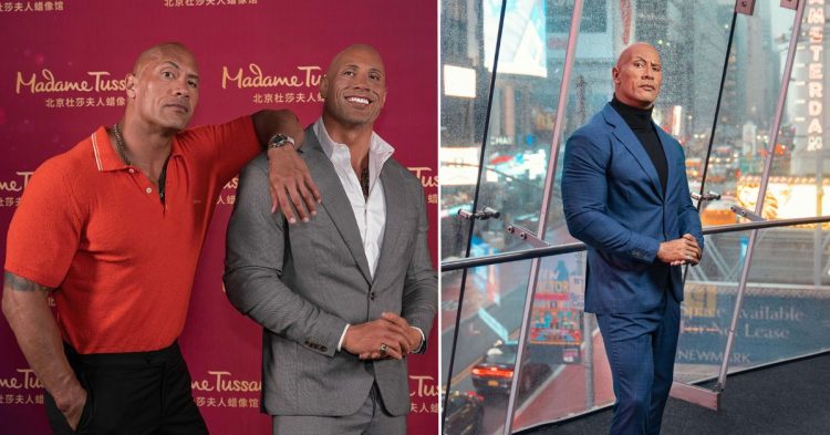 The Rock's Wax Statue in Madame Tussauds