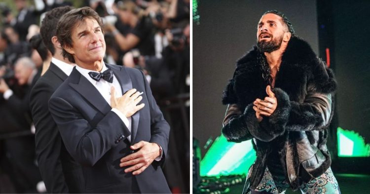 Tom Cruise and Seth Rollins