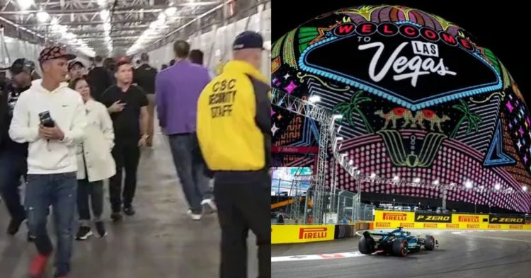 Tourists and residents at Las Vegas (left), Las Vegas Grand Prix, 2023 (right) (Credits- Reddit, Forbes)