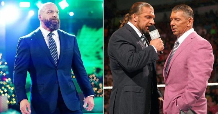 Triple H and Vince McMahon