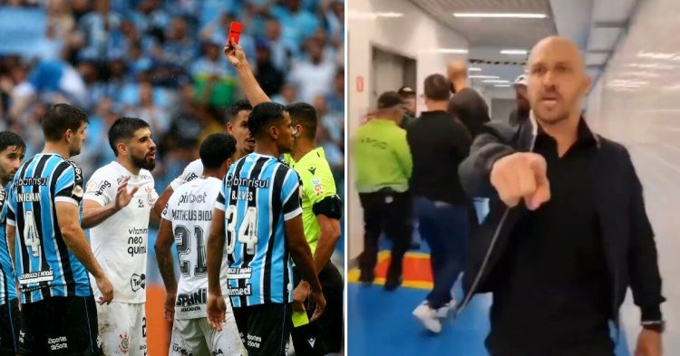 VAR officials room invaded by Director of Football in Corinthians vs. Gremio match