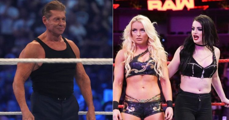 Vince Mcmahon, Paige and Mandy Rose