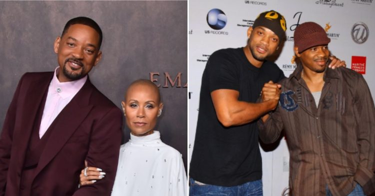 Will Smith along with Jada Smith and Duane Martin