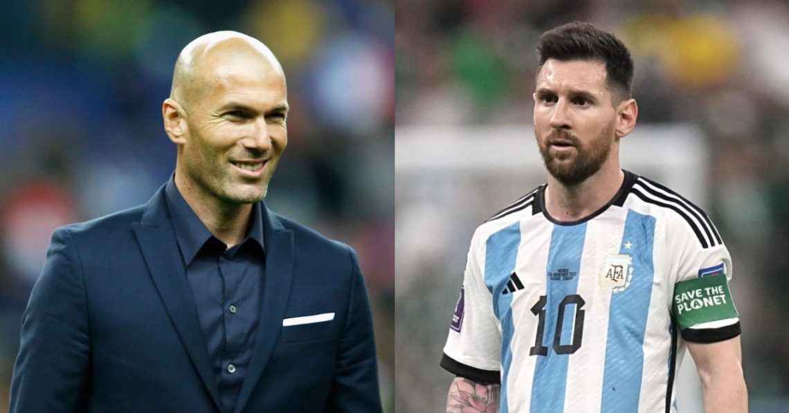 Report on Lionel Messi as Zinedine Zidane and Cristiano Ronaldo used the same word to shower praise on the little Argentine.