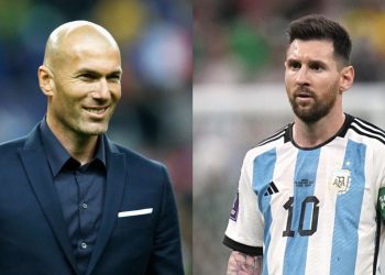 Report on Lionel Messi as Zinedine Zidane and Cristiano Ronaldo used the same word to shower praise on the little Argentine.