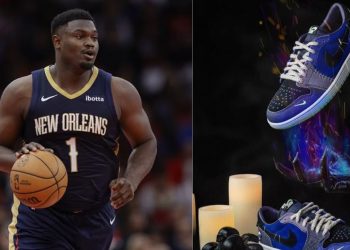 Zion Williamson and the Zion Air Jordan Voodoo PE