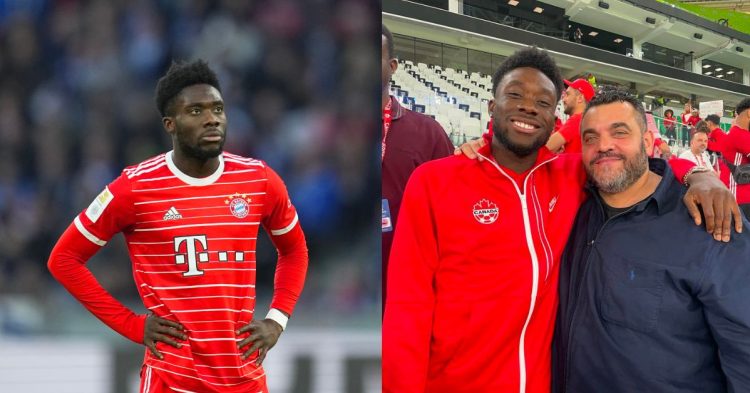 Alphonso Davies and his agent