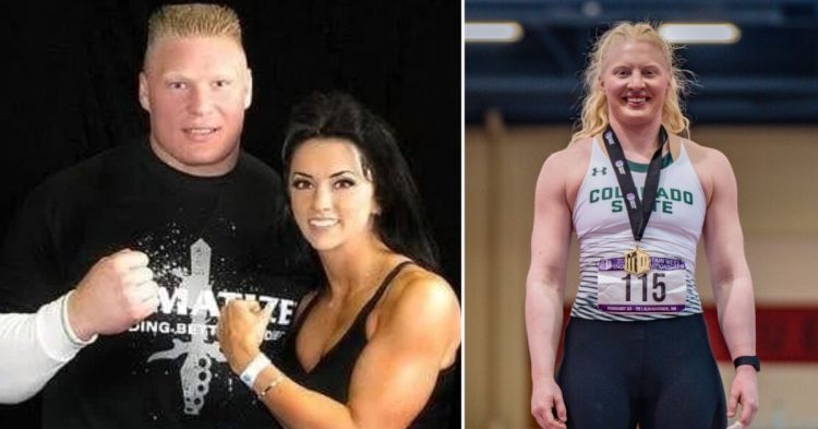 Brock Lesnar's ex-fiancée and his daughter