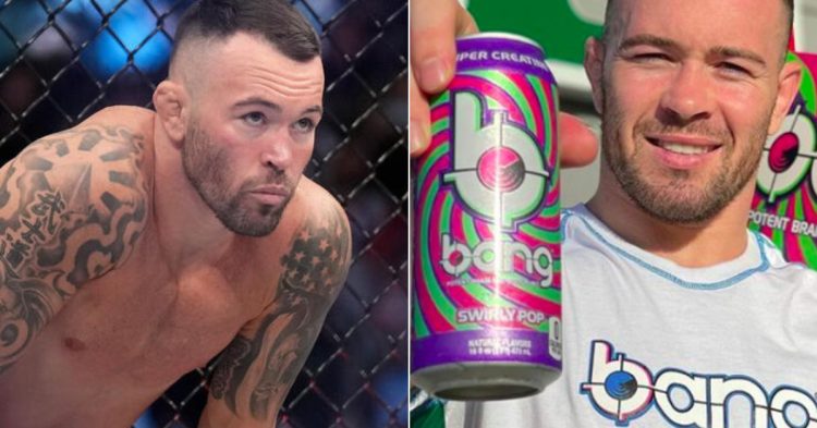 Colby Covington drinking