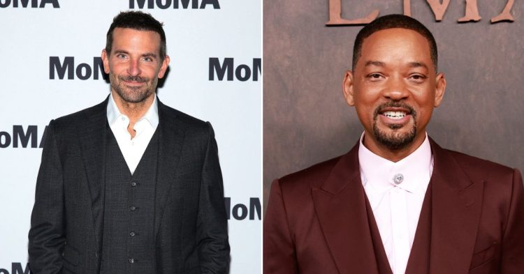 Bradely Cooper and Will Smith are big Philadelphia Eagles fans (Credit: People)