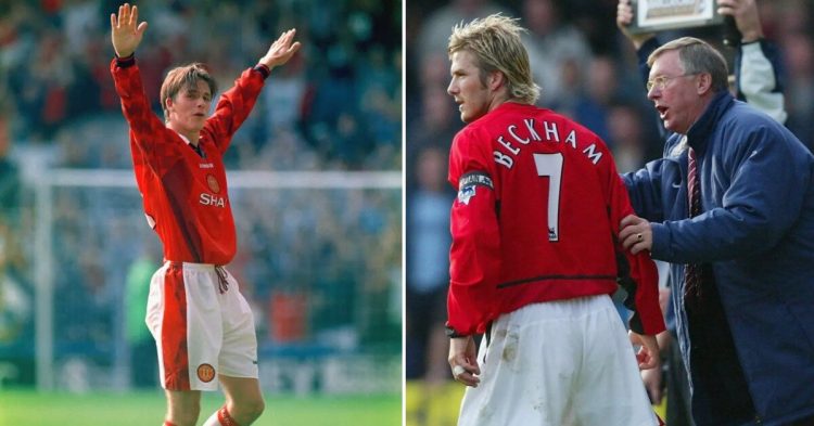 David Beckham-Sir Alex Ferguson