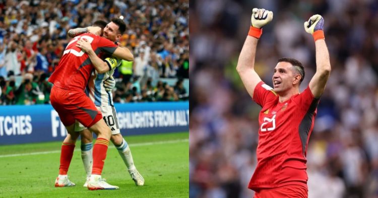 Report on Emiliano Martinez as the goalkeeper's secret message to Lionel Messi and other teammates before the Netherlands clash was revealed.