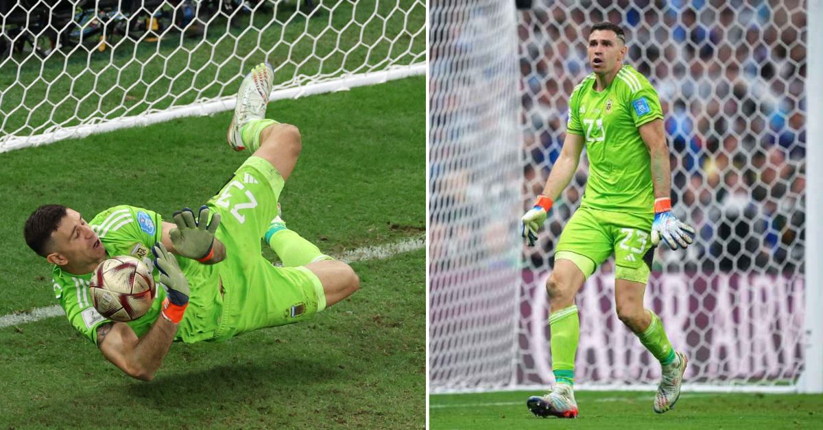Emiliano Martinez saved three penalties during the World Cup
