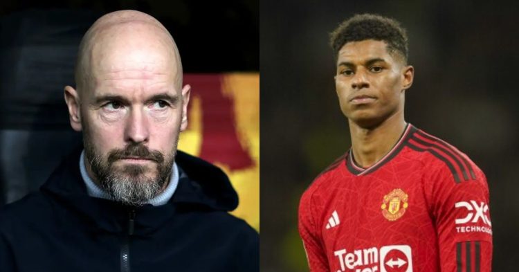 Report on Manchester United as fans were outraged with Erik ten Hag's treatment of Marcus Rashford as compared to Anthony Martial and CR7.