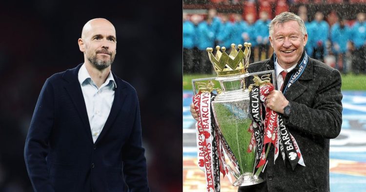 Erik ten Hag and Sir Alex Ferguson