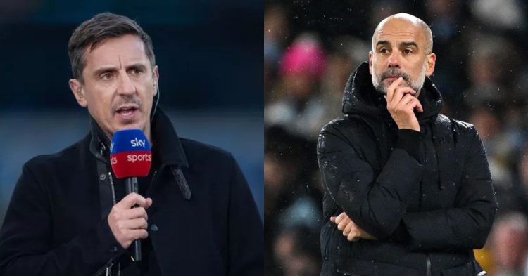 Report on Pep Guardiola as Gary Neville responds to the comments of the Manchester City manager about winning four Premier League in a row.