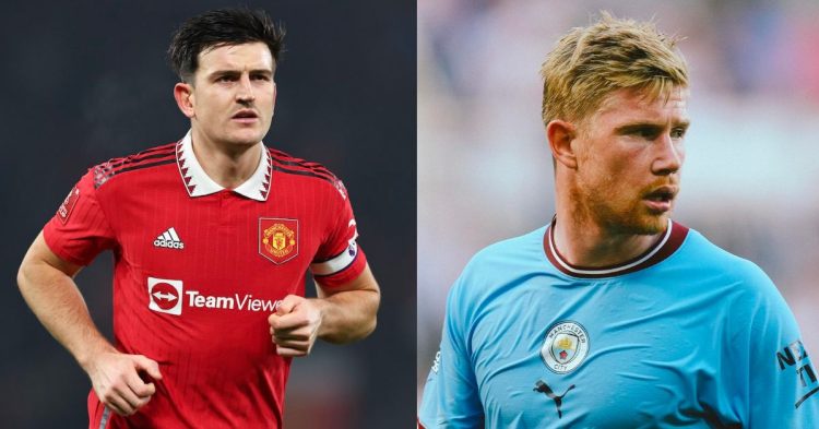 Harry Maguire and Kevin de Bruyne
