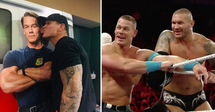 John Cena and Randy Orton (Credits: X, hotcore)