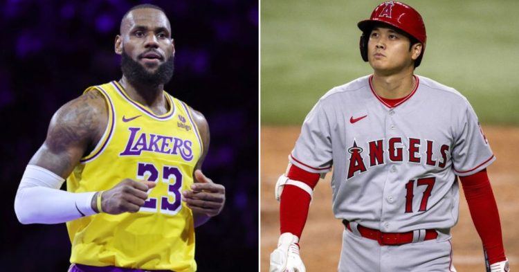 LeBron James and Shohei Ohtani (Credits: Getty Images and Sports Illustrated)