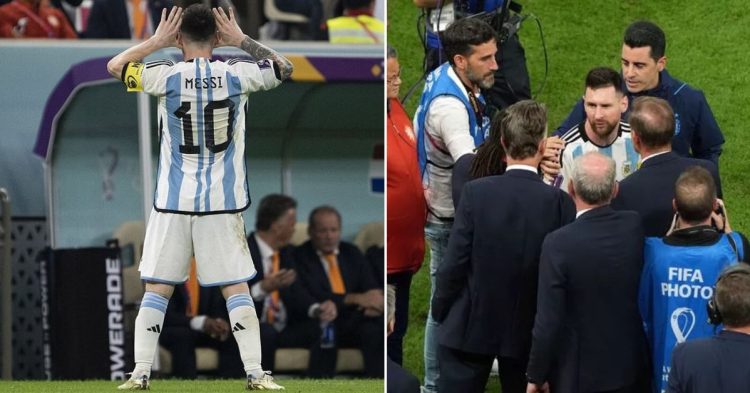 Lionel Messi regretted his celebration against Louis Van Gaal