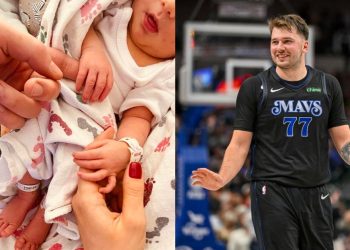 Luka Doncic and Anamaria Goltes welcome a baby daughter
