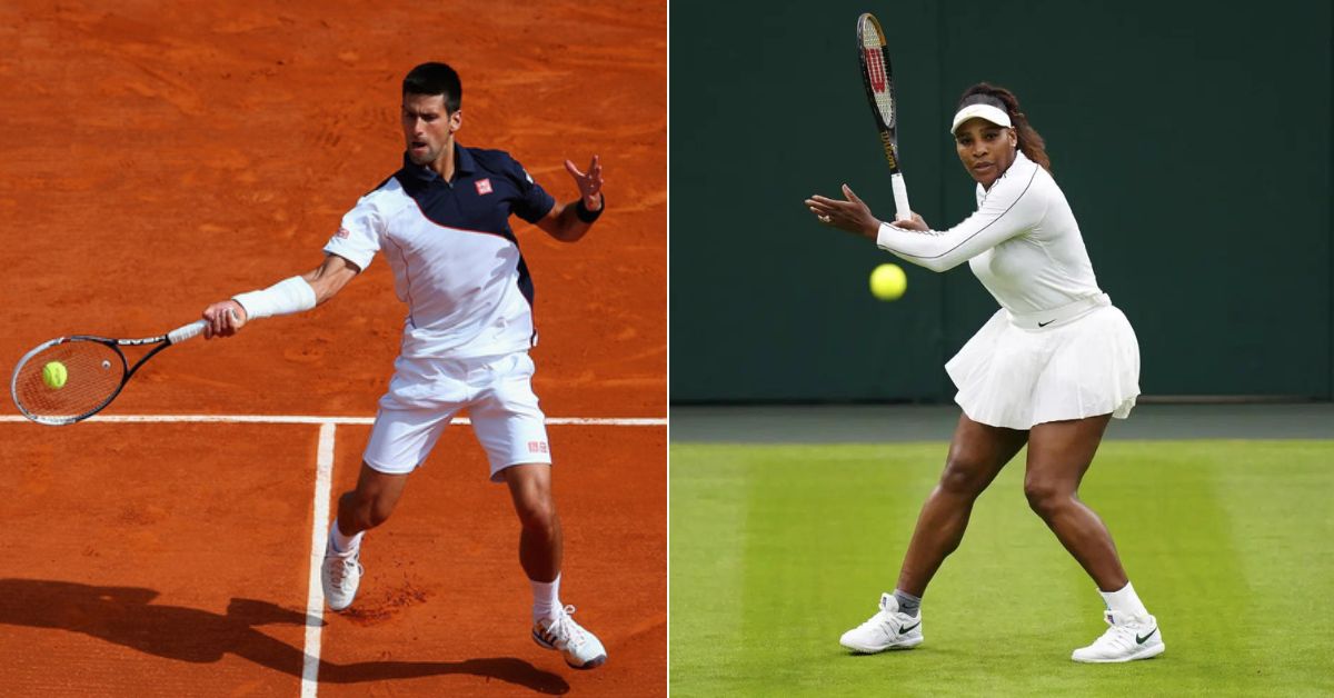 Novak Djokovic and Serena Williams. (Credits- Adam Davy/AP, Tennis View Magazine)