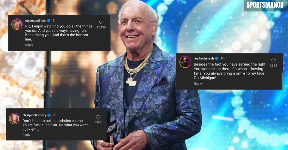 Wrestling legends reacts to Ric Flair's latest post