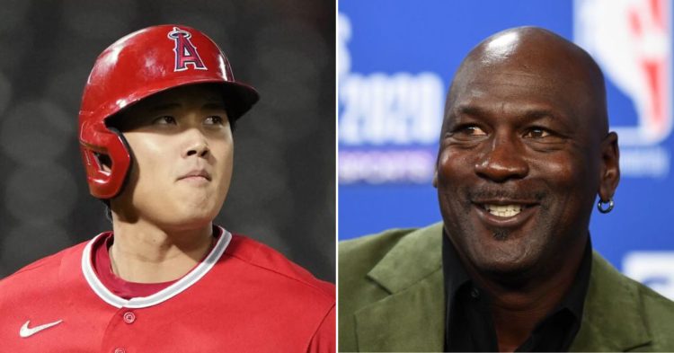 Shohei Ohtani and Michael Jordan (Credits: USA TODAY Sports and Getty Images)