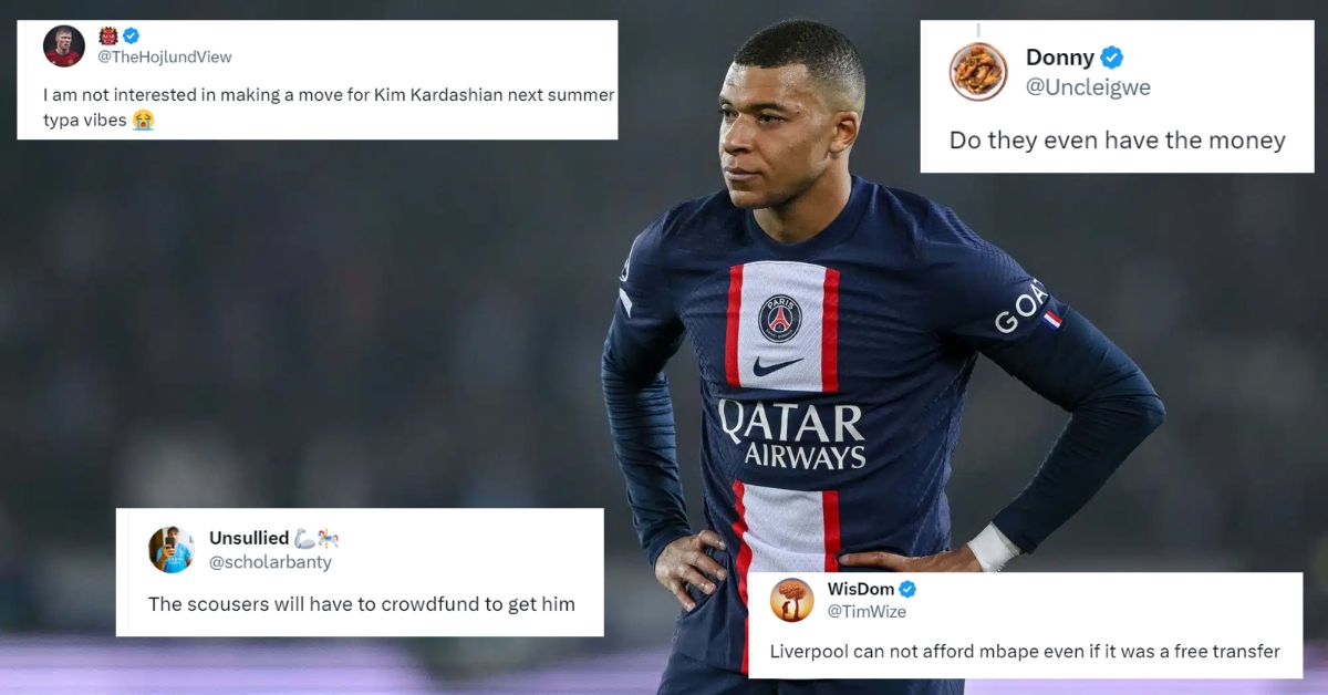 Soccer fans mock Liverpool after they reportedly end their interest in Kylian Mbappe