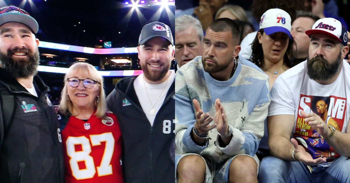 Travis Kelce and family (credits-X)