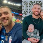 Zach Ertz, Julie Ertz, and Madden Mathew