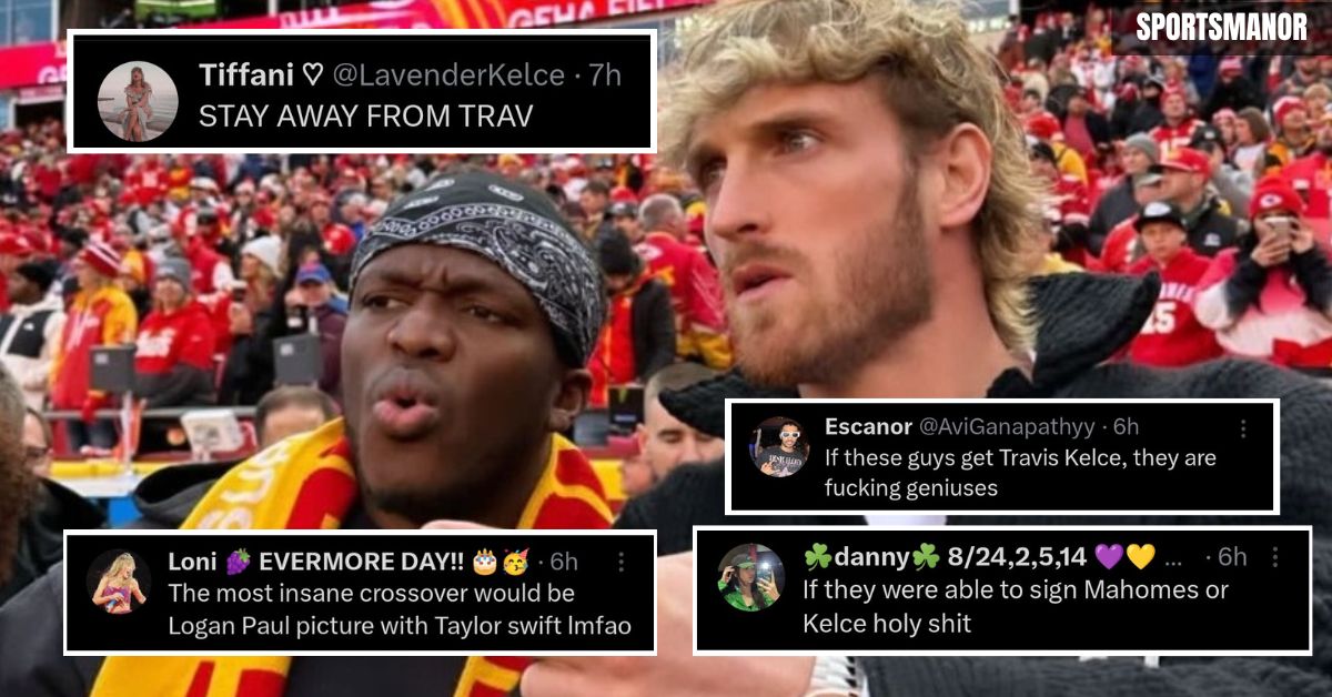 fans react to Logan Paul eyeing on NFL star